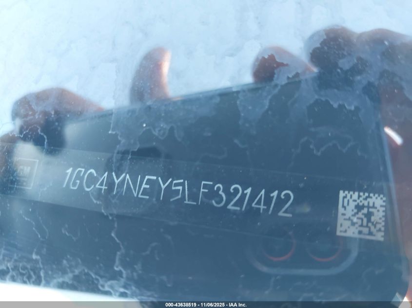 2020 Chevrolet Silverado 2500Hd 4Wd Standard Bed Lt VIN: 1GC4YNEY5LF321412 Lot: 43638519