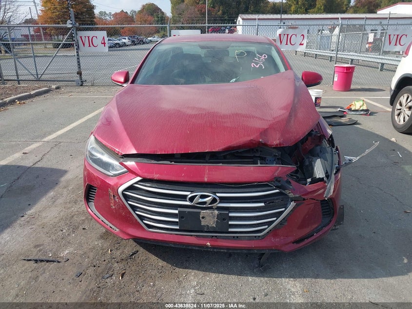 2017 HYUNDAI ELANTRA SE - KMHD84LF4HU063166