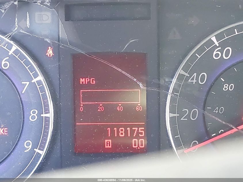 2009 Infiniti Ex35 Journey VIN: JNKAJ09E49M900100 Lot: 43638594