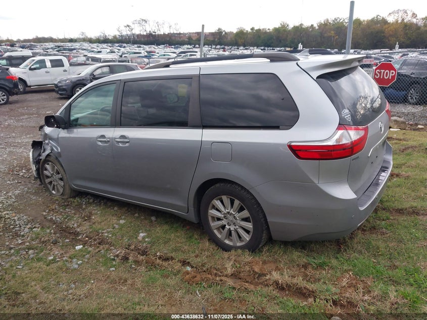 2017 TOYOTA SIENNA LIMITED PREMIUM 7 PASSENGER 5TDDZ3DC9HS152414