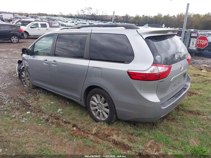 2017 TOYOTA SIENNA LIMITED PREMIUM 7 PASSENGER 5TDDZ3DC9HS152414