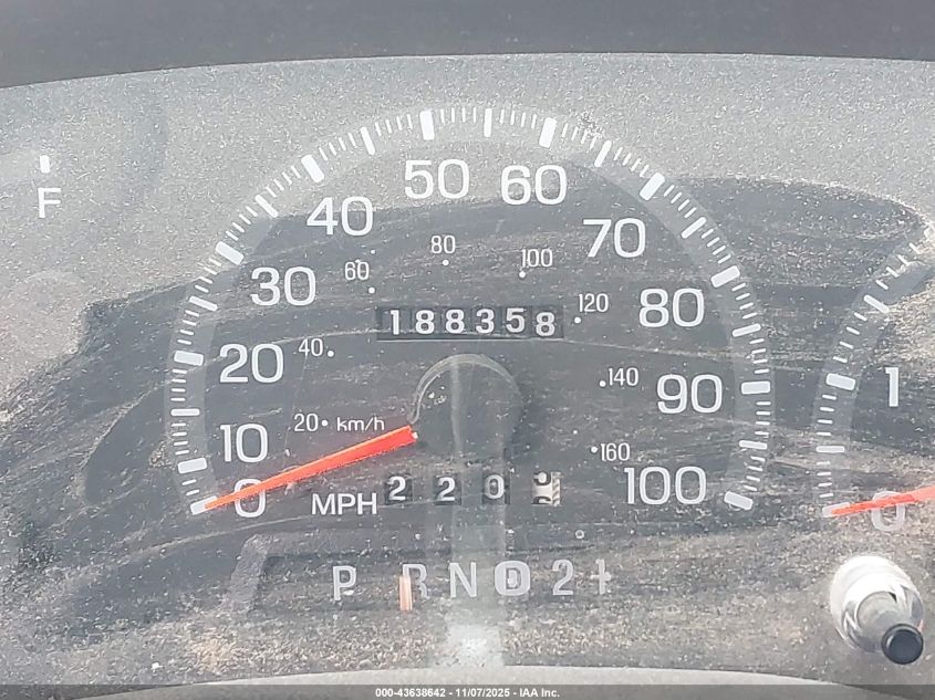 1998 Ford F-150 VIN: 1FPZFO7W8WKC20502 Lot: 43638642