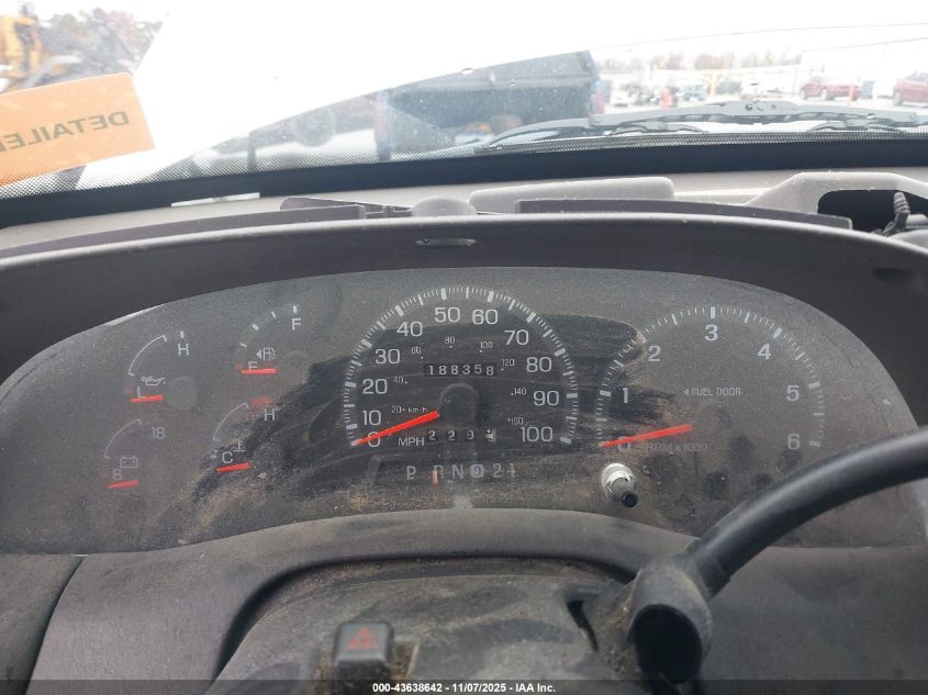 1998 Ford F-150 VIN: 1FPZFO7W8WKC20502 Lot: 43638642