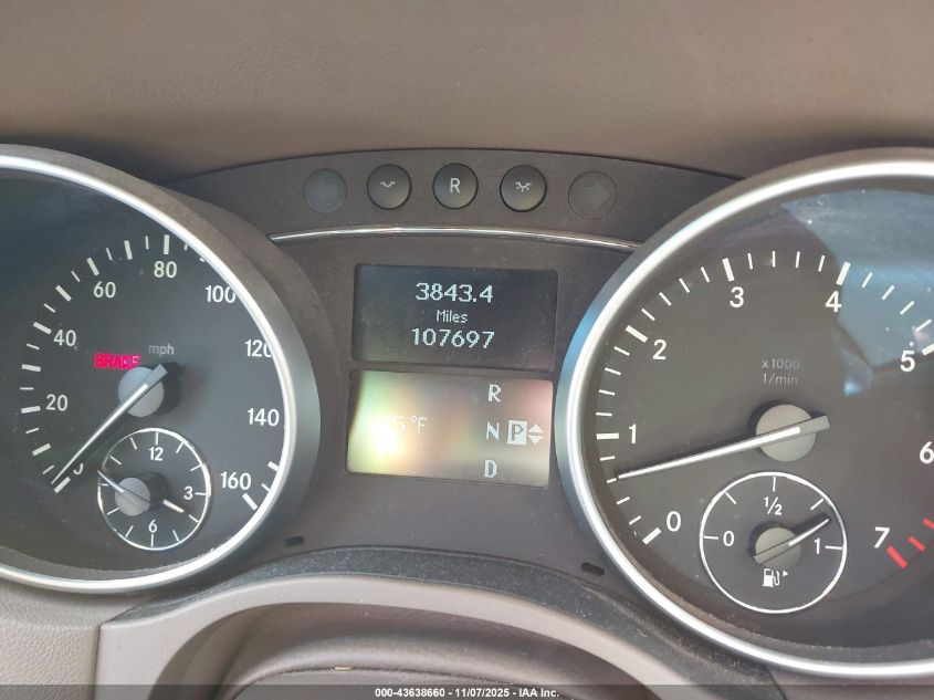 2008 Mercedes-Benz Ml 350 4Matic VIN: 4JGBB86E18A419254 Lot: 43638660