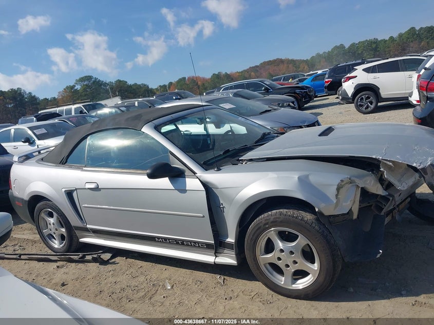 2002 Ford Mustang VIN: 1FAFP444X2F136037 Lot: 43638667