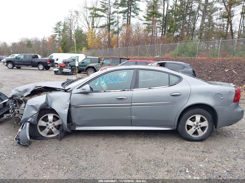 2008 Pontiac Grand Prix VIN: 2G2WP552981119974 Lot: 43638681