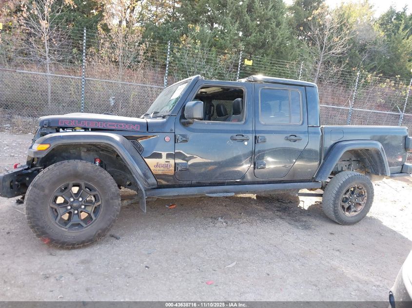 2020 Jeep Gladiator Rubicon 4X4 VIN: 1C6JJTBG8LL115548 Lot: 43638716