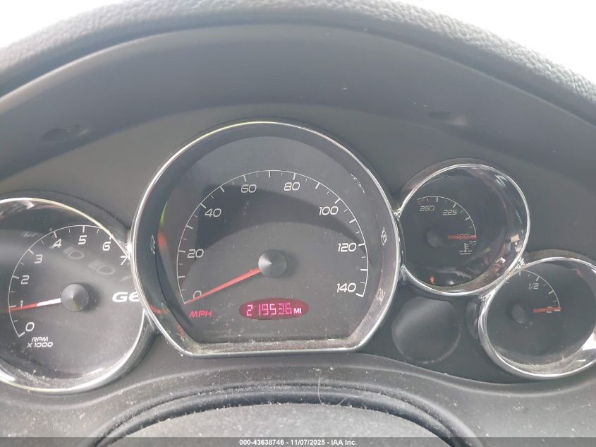 2009 Pontiac G6 Gt VIN: 1G2ZH361194121857 Lot: 43638746