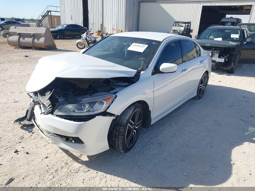 1HGCR2F54GA128037 2016 HONDA ACCORD photo no. 2