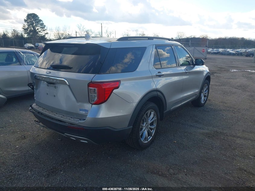 Vin: 1fmsk8dh2lgc23844, lot: 44133893, ford explorer xlt 20204
