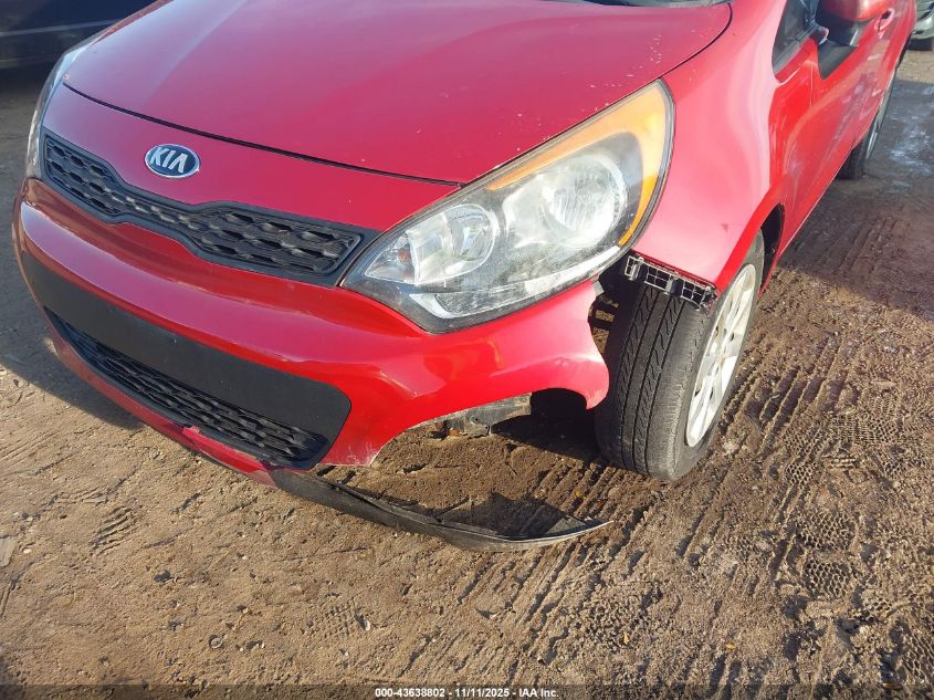 2015 Kia Rio Lx VIN: KNADM5A33F6501432 Lot: 43638802