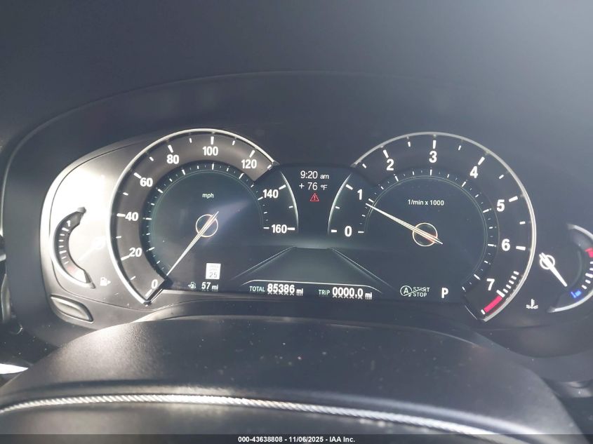 2019 BMW 530I xDrive VIN: WBAJA7C55KWW21815 Lot: 43638808