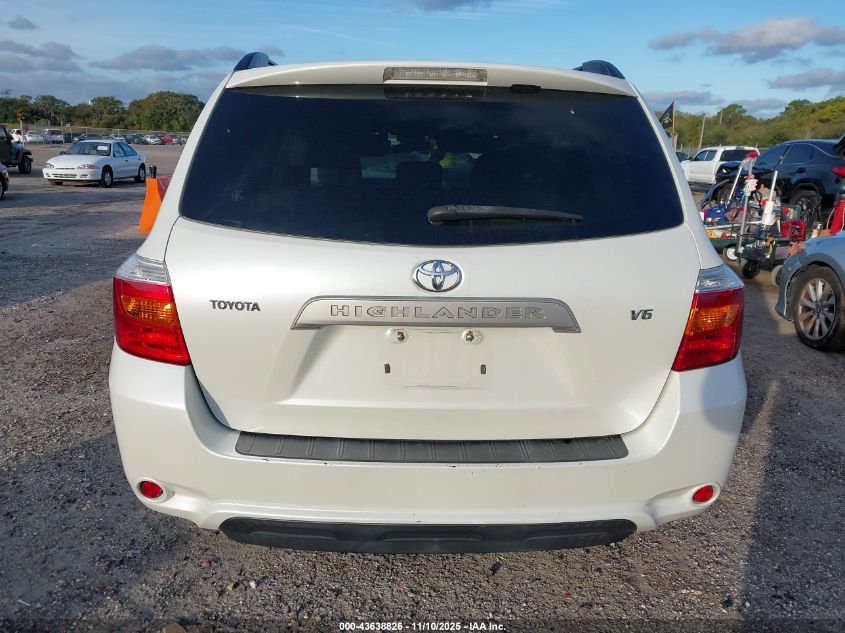 2008 Toyota Highlander VIN: JTEDS41A982017613 Lot: 43638826