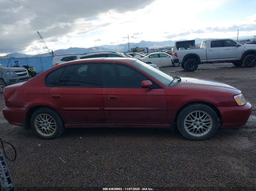 2003 Subaru Legacy L/L W/Special Edition Package VIN: 4S3BE635337217462 Lot: 43638902