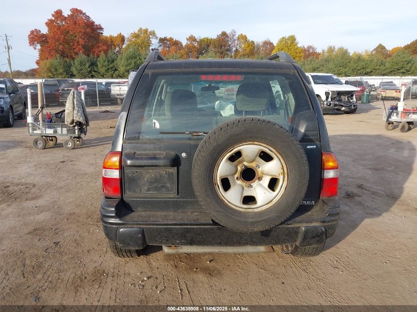 2001 Suzuki Vitara Jlx/Jx VIN: 2S3TD52V616109774 Lot: 43638908