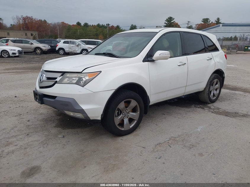 2HNYD28848H556150 2008 ACURA MDX photo no. 2