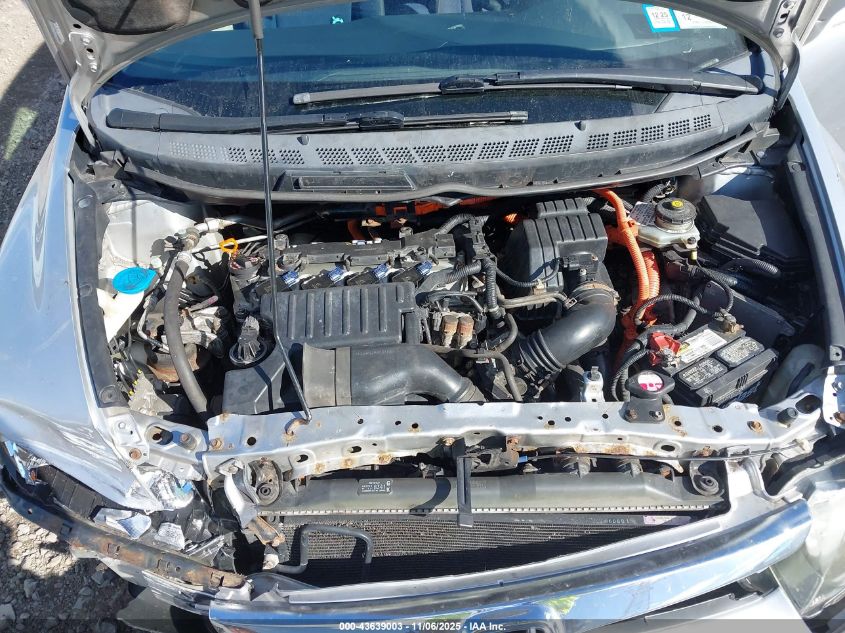 2006 Honda Civic Hybrid VIN: JHMFA36256S027482 Lot: 43639003