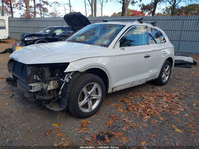 2021 Audi Q5 Premium 45 Tfsi Quattro S Tronic VIN: WA1AAAFY2M2080586 Lot: 43639017
