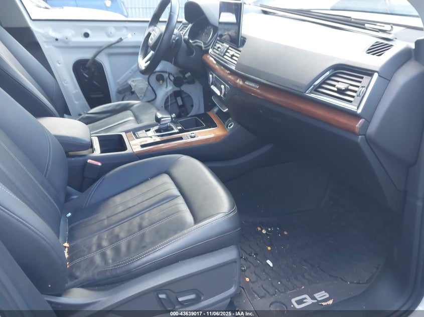 2021 Audi Q5 Premium 45 Tfsi Quattro S Tronic VIN: WA1AAAFY2M2080586 Lot: 43639017