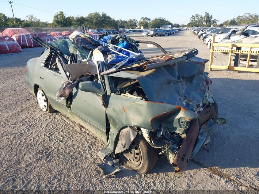 2002 Toyota Corolla Le VIN: 2T1BR12E62C530253 Lot: 43639028