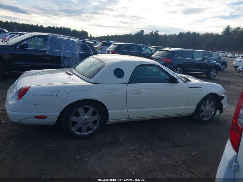 2002 Ford Thunderbird VIN: 1FAHP60A62Y122625 Lot: 43639043