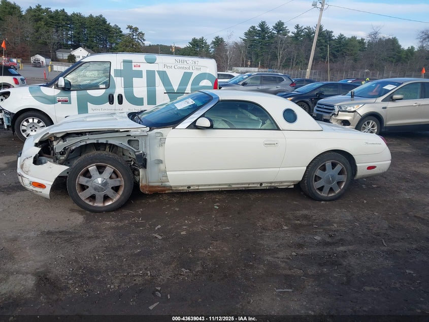 2002 Ford Thunderbird VIN: 1FAHP60A62Y122625 Lot: 43639043