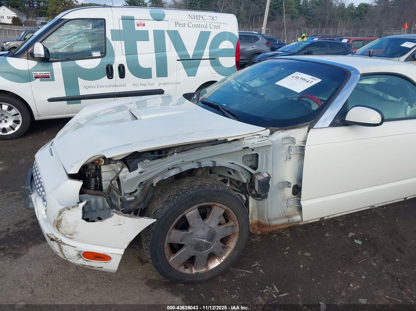 2002 Ford Thunderbird VIN: 1FAHP60A62Y122625 Lot: 43639043