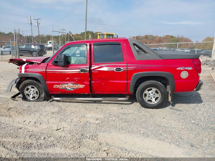 2005 Chevrolet Avalanche 1500 Ls VIN: 3GNEK12Z45G200388 Lot: 43639051