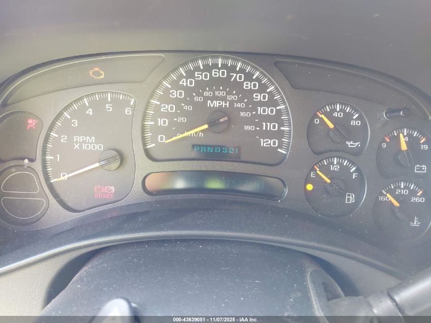 2005 Chevrolet Avalanche 1500 Ls VIN: 3GNEK12Z45G200388 Lot: 43639051