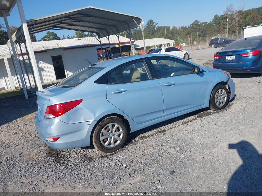2014 HYUNDAI ACCENT GLS KMHCT4AE0EU674280
