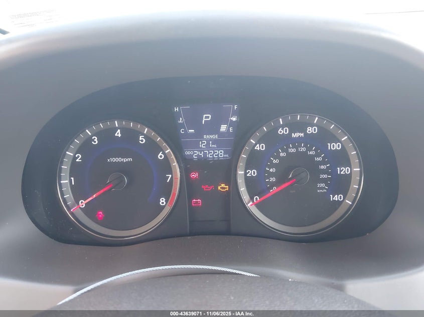 2014 HYUNDAI ACCENT GLS KMHCT4AE0EU674280