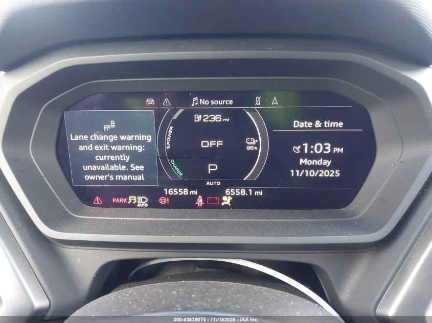 2023 Audi Q4 E-Tron Premium Plus 50 Quattro VIN: WA1L2BFZ2PP073147 Lot: 43639075