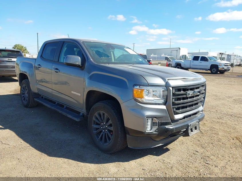 GMC CANYON 2WD SHORT BOX ELEVATION