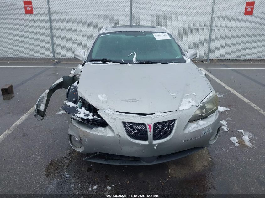 2007 Pontiac Grand Prix VIN: 2G2WP582571170186 Lot: 43639222