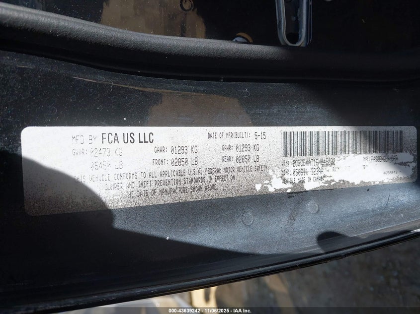 2015 DODGE CHARGER POLICE - 2C3CDXAT1FH845032