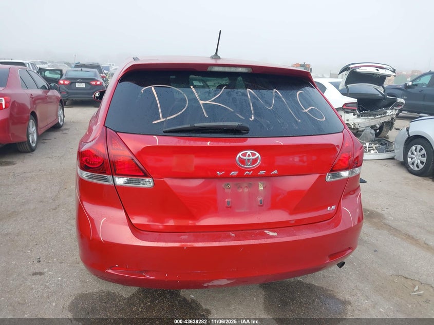 2013 TOYOTA VENZA LE 4T3ZA3BB6DU069491