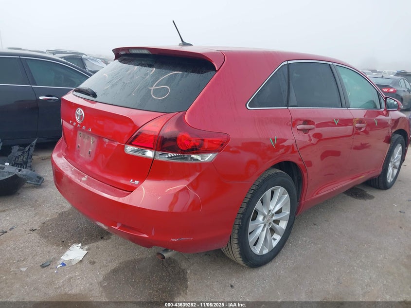 2013 TOYOTA VENZA LE 4T3ZA3BB6DU069491