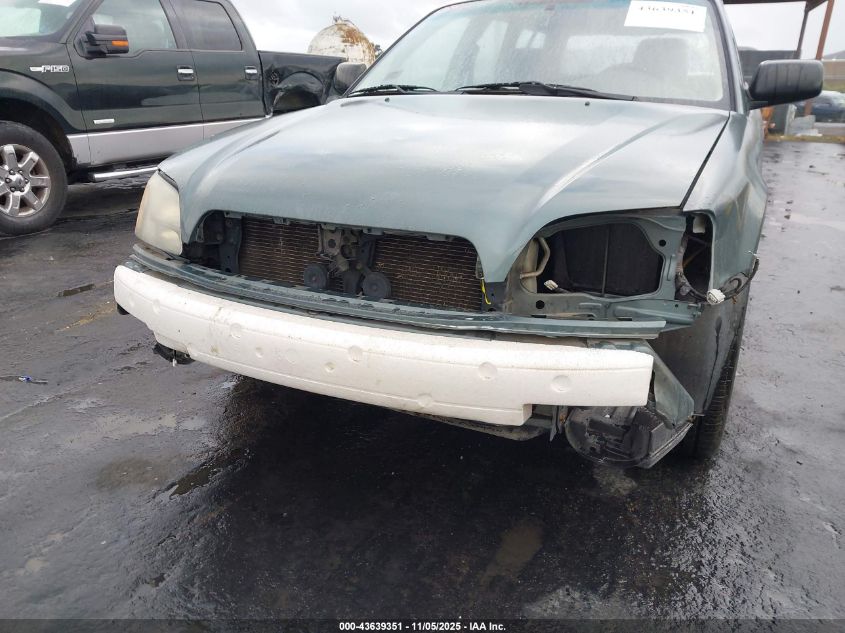 2001 Subaru Outback VIN: 4S3BH675X17627805 Lot: 43639351