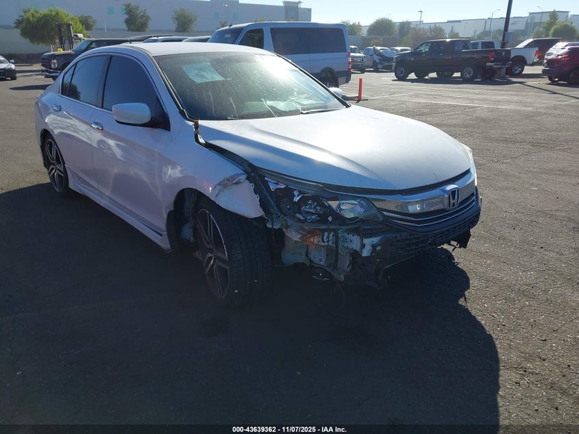 2017 HONDA ACCORD SPORT - 1HGCR2F5XHA290191