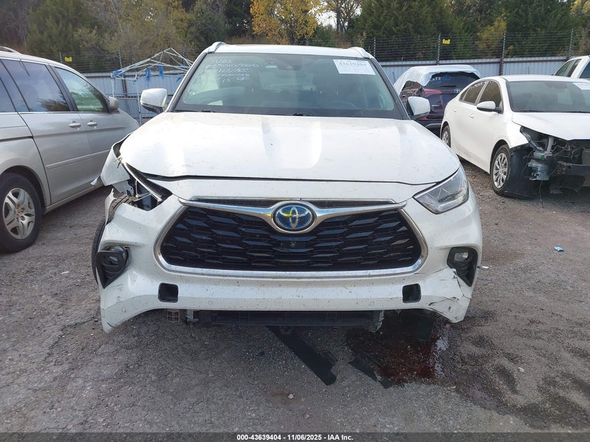 2021 TOYOTA HIGHLANDER HYBRID LIMITED - 5TDYARAHXMS006576