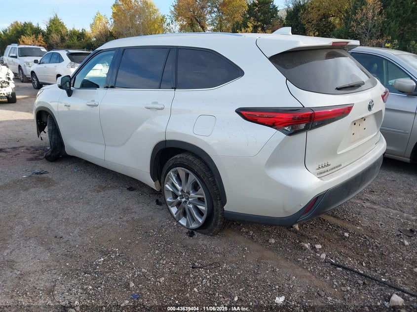 2021 TOYOTA HIGHLANDER HYBRID LIMITED - 5TDYARAHXMS006576
