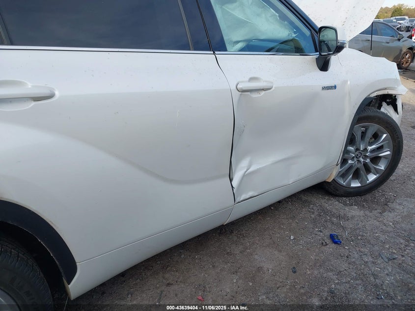 2021 TOYOTA HIGHLANDER HYBRID LIMITED - 5TDYARAHXMS006576