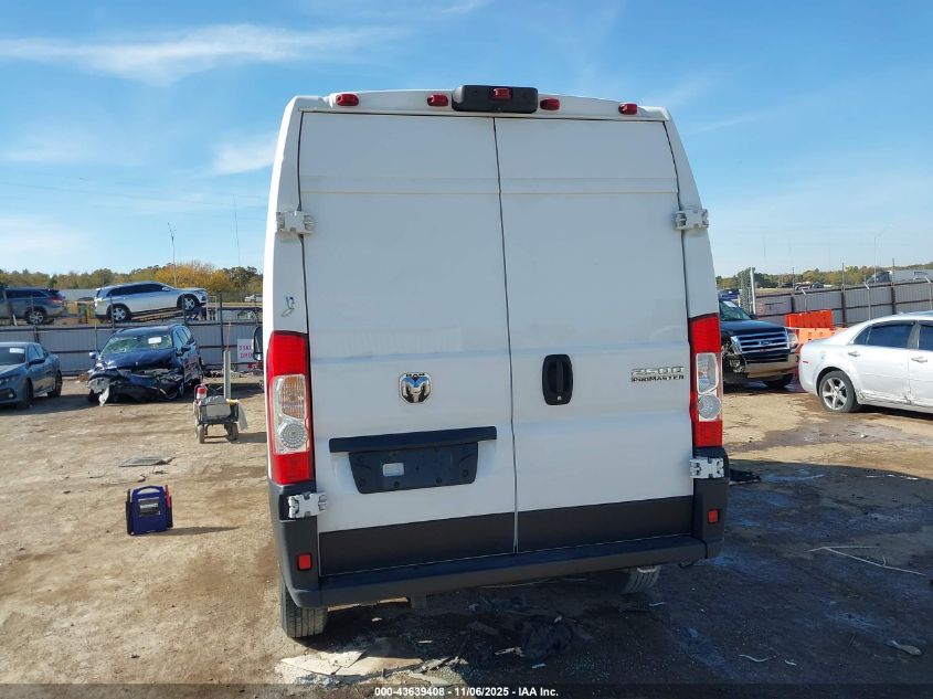 2023 Ram Promaster 2500 High Roof 159 Wb VIN: 3C6LRVDG5PE525135 Lot: 43639408