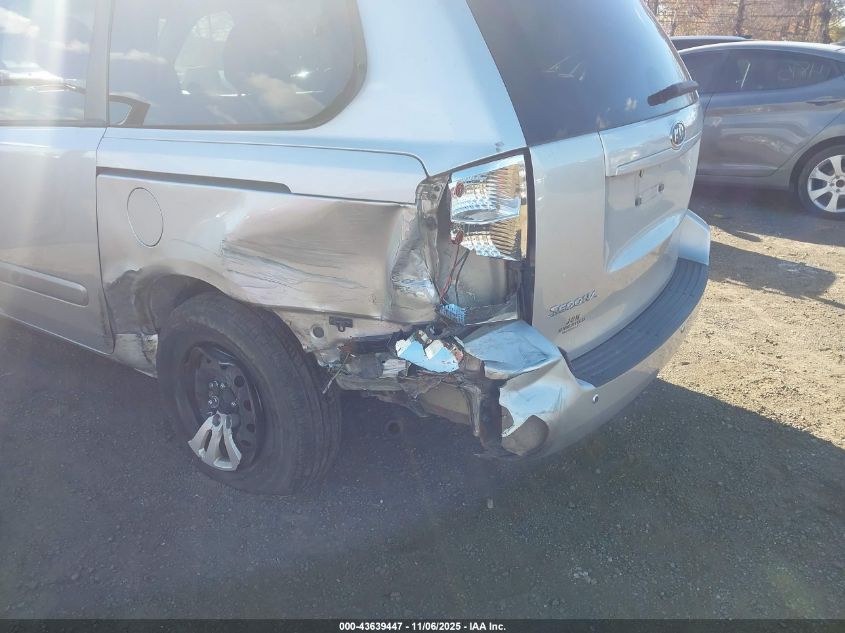 2012 Kia Sedona Lx VIN: KNDMG4C74C6431357 Lot: 43639447