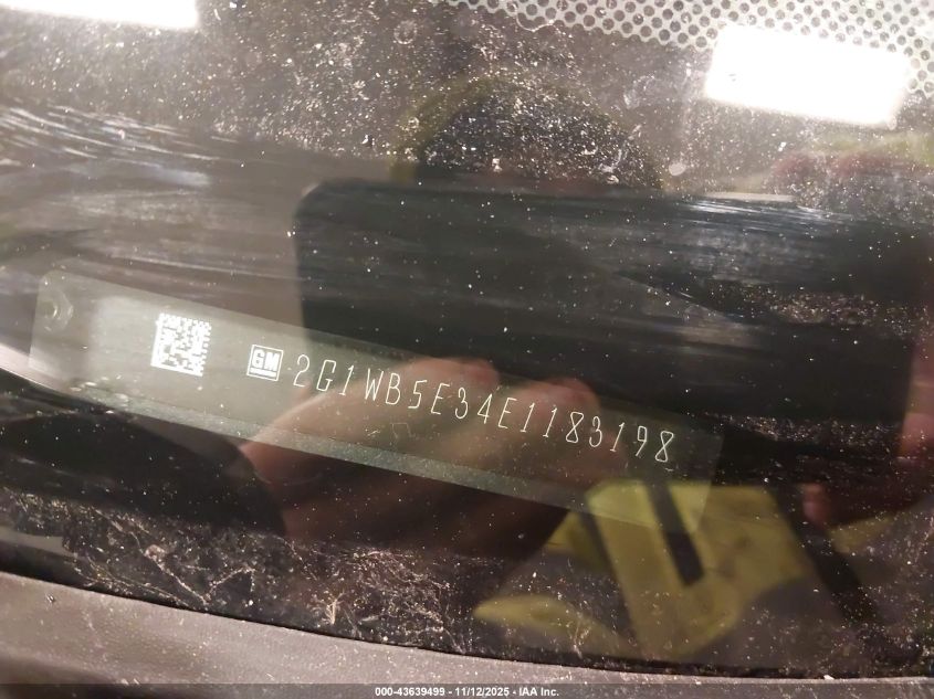 2014 CHEVROLET IMPALA LIMITED LT 2G1WB5E34E1183198