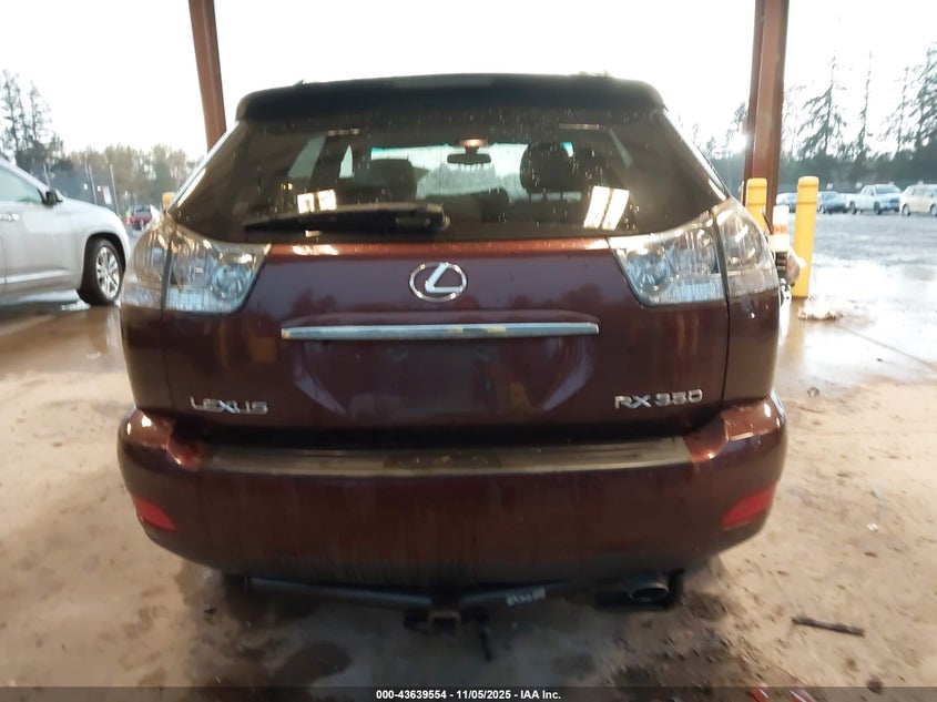 2008 Lexus Rx 350 VIN: JTJHK31U582851658 Lot: 43639554