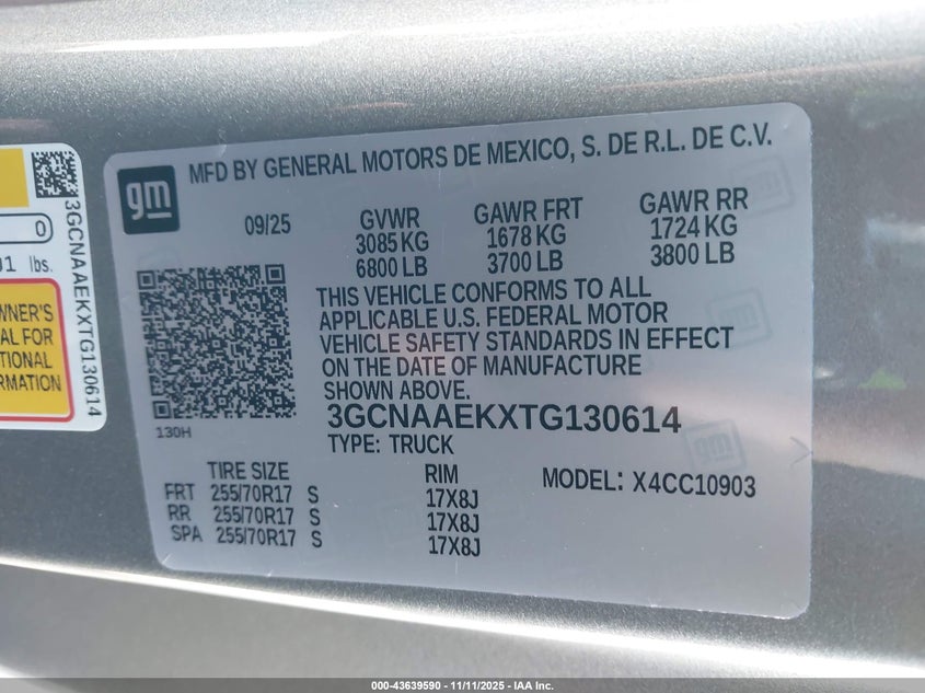 3GCNAAEKXTG130614 2026 CHEVROLET SILVERADO photo no. 5