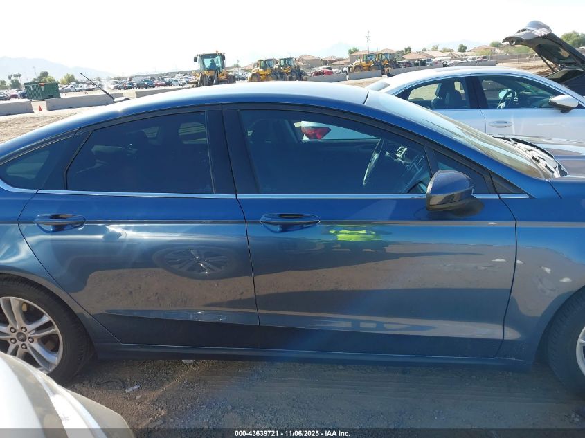 2018 Ford Fusion Se VIN: 3FA6P0HD2JR218574 Lot: 43639721