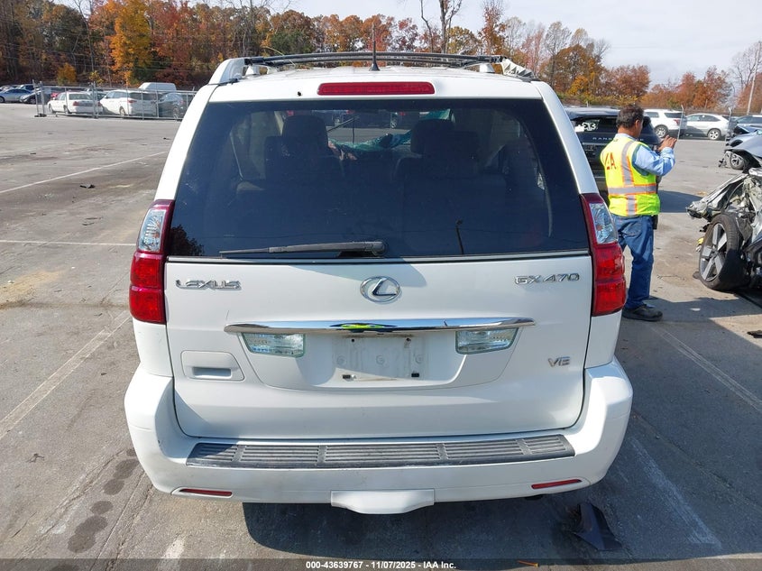 2008 Lexus Gx 470 VIN: JTJBT20X280154355 Lot: 43639767