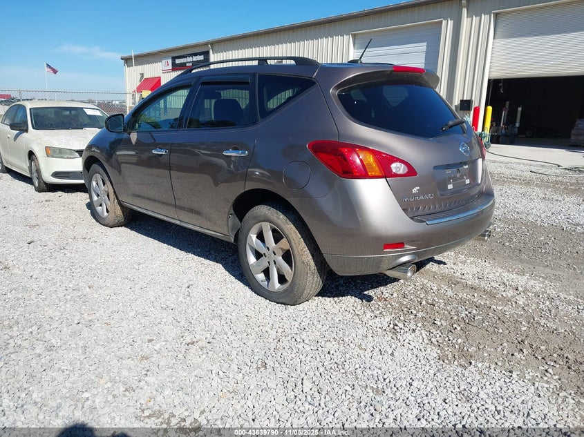 2009 Nissan Murano Sl VIN: JN8AZ18U69W100299 Lot: 43639790